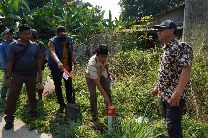 Kasus pemalsuan surat tanah di Kelurahan Jatikarya Kecamatan Jatisampurna Bekasi Kota. (Foto: PMJ News)