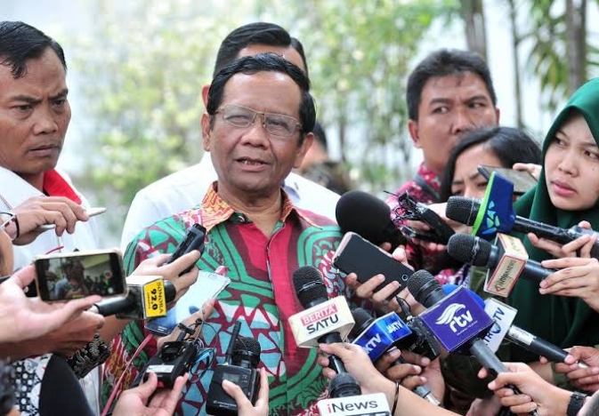 Menkopolhukam Mahfud MD beri keterangan. (Foto: PMJ/Ist). 