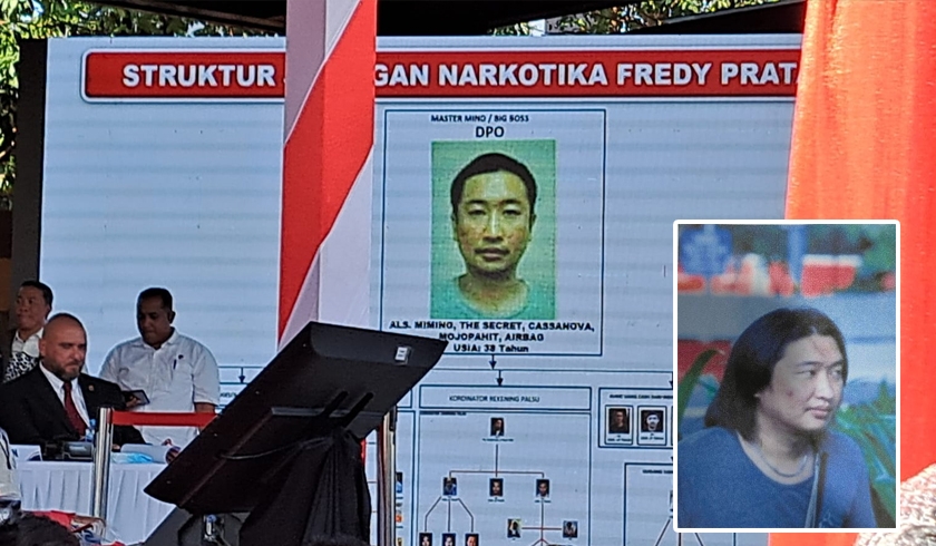 Wajah gembong narkotika jaringan internasional kelas kakap, Fredy Pratama muncul dalam website resmi Interpol sebagai buronan.