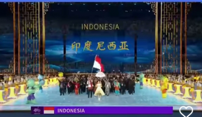 Kontingen Indonesia di Asian Games 2023 China. (Foto: Instagram Asian Games)