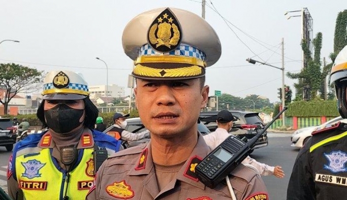 Kasat Lantas Polres Metro Depok, Kompol Multazam Lisendra saat memberikan keterangan pers. (Foto: PMJ News)