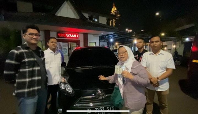 Mobil rental yang digelapkan Rihana Rihani. (Foto: PMJ/Ist). 