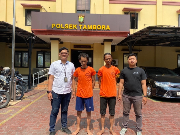 Pelaku tindak kejahatan diamankan. (Foto: Dok PMJ).