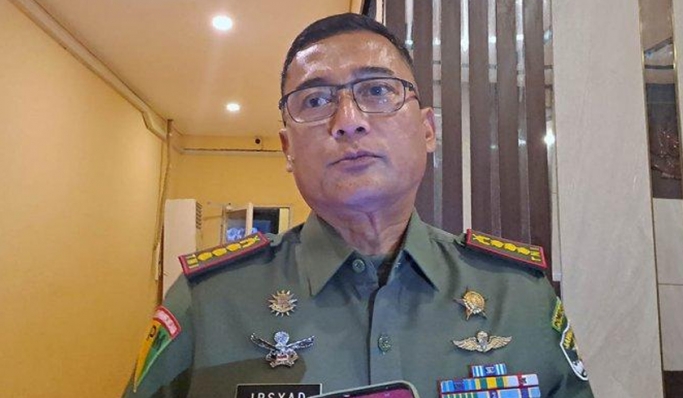 Danpomdam Jaya, Kolonel Cpm Irsyad Hamdie saat memberikan keterangan pers. (Foto: PMJ News/Dok Net)
