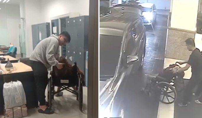 Beredar sebuah video yang merekam momen tersangka Gregorius Ronald Tannur menangis histeris saat mengantar pacarnya. (Foto: PMJ News/Instagram @ahmadsahroni88)