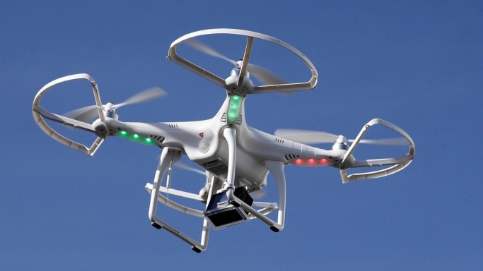 Drone dari jarak jauh. (Foto: Istimewa)