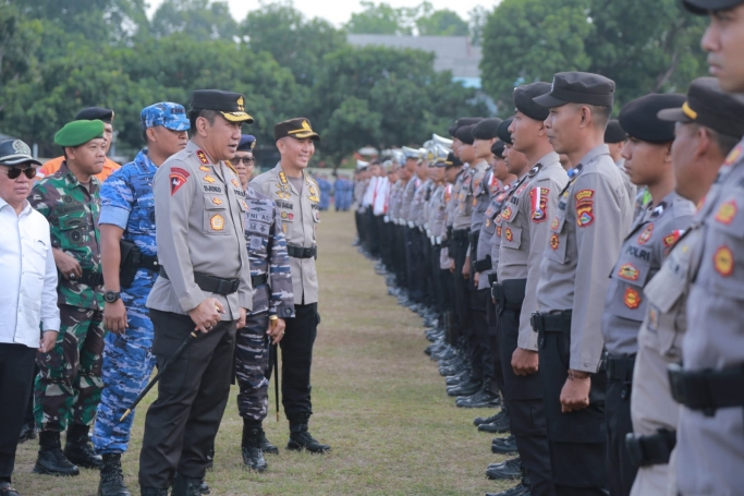 Apel Gelar Pasukan Operasi Mandalika II Rinjani 2023.