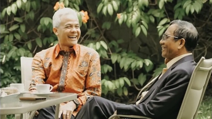 Ganjar Pranowo dan Mahfud Md. (Foto: PMJ/IG Ganjar Pranowo).