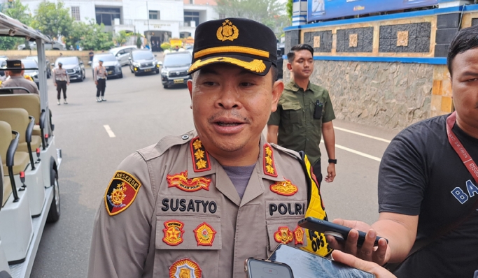 Kapolres Metro Jakarta Pusat, Kombes Pol Susatyo Purnomo Condro saat memberikan keterangan pers. (Foto: PMJ News/Fajar)