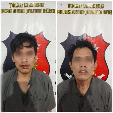 Dua pelaku curanmor. (Foto: PMJ/IG 1nfokalideres).