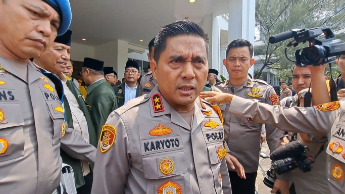 Kapolda Metro Jaya Irjen Pol Karyoto beri keterangan. (Foto: PMJ/Fajar).
