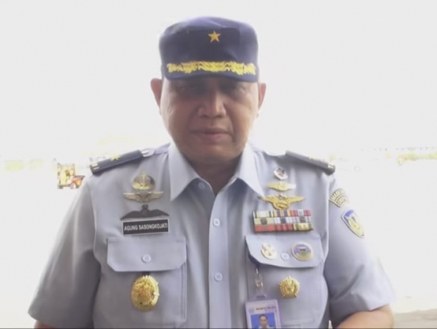 Kadispen AU Marsma TNI R. Agung Sasongkojati beri keterangan. (Foto: PMJ/Instagram TNI AU).