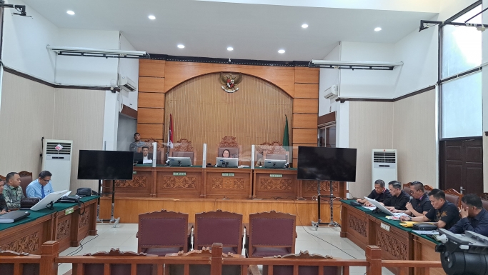 Suasana sidang praperadilan Tersangka Firli Bahuri. (Foto; PMJ/Fajar).