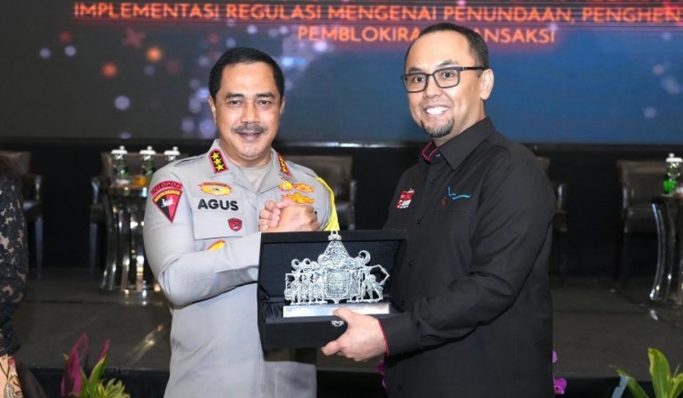 Wakapolri Komjen Pol Agus Andrianto dalam Diseminasi Securing Hasil Tindak Pidana Lintas Batas Negara di Jakarta. (Foto: PMJ News/Divhuma Polri)