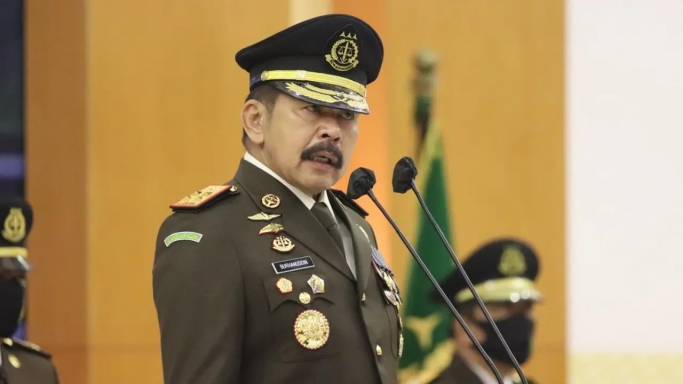 Jaksa Agung Sanitair Burhanuddin beri arahan ke jajarannya. (Foto: PMJ/Dok Jaksa Agung).