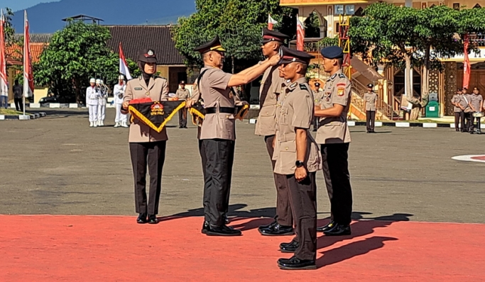 Wakapolda Metro Jaya Brigjen Pol Suyudi Ario Seto menjadi Inspektur Upacara penutupan pendidikan dan pembentukan Bintara Polri Gelombang II Tahun Anggaran 2023. (Foto: PMJ News)