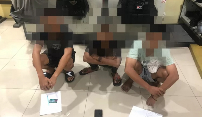 Polres Metro Bekasi Kota mengamankan tiga remaja yang diduga akan melakukan aksi balap liar. (Foto: PMJ News)
