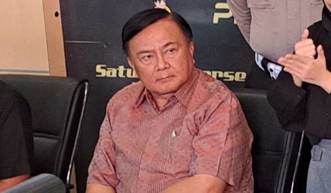 Ketua Harian Kompolnas, Benny Mamoto di Mapolres Metro Jakarta Barat. (Foto: PMJ News/Fajar)