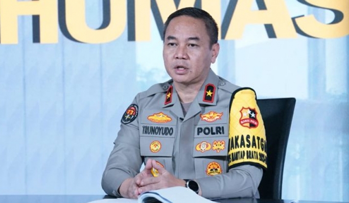 Karo Penmas Divisi Humas Polri, Brigjen Pol Trunoyudo Wisnu Andiko saat memberikan keterangan pers. (Foto: PMJ News)