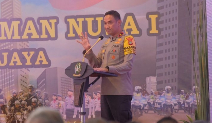 Wakapolda Metro Jaya, Brigjen Pol Suyudi Ario Seto saat memberikan sambutan. (Foto: PMJ News)