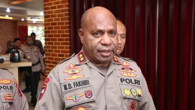Kapolda Papua, Irjen Pol. Mathius D. Fakhiri beri keterangan. (Foto: PMJ/Idok Polda Papua).