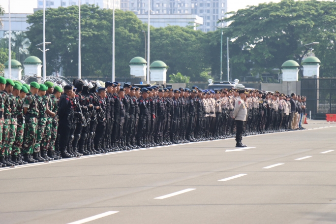 Polri siapkan tim gabungan kawal jalannya aksi. (Foto: PMJ/Dok Polres Jakpus).