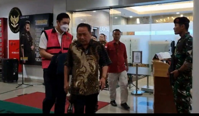 Tersangka Harvey Moeis jadi tersangka kasus timah. (Foto: PMJ/Tangkapan Layar).
