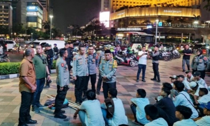 Kapolda Metro Jaya Irjen Pol Karyoto di Bundaran HI. (Foto: PMJ/Ist).