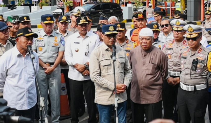 Menteri Perhubungan, Budi Karya Sumadi saat memberikan keterangan pers. (Foto: Dok Kemenhub)