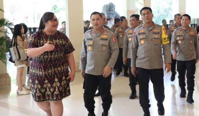 Kabaharkam Polri Komjen Pol Fadil Imran mengecek sejumlah venue penyelenggaraan event World Water Forum 2024. (Foto: PMJ News)