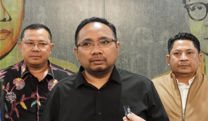 Menteri Agama, Yaqut Cholil Qoumas memberikan keterangan pers. (Foto: PMJ News/Dok Kemenag)