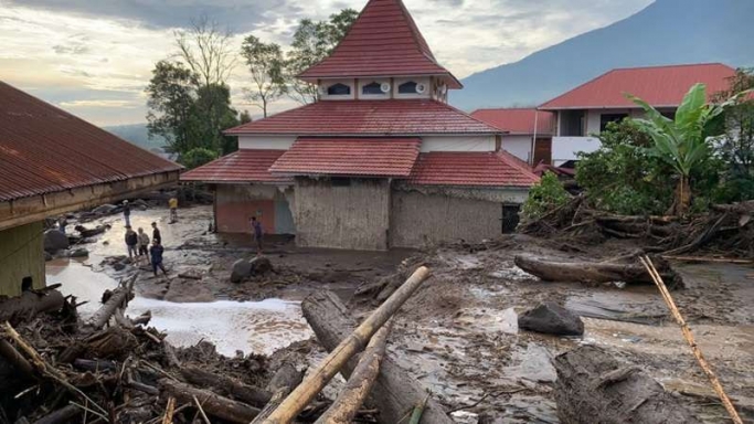Banjir Bandang di Agam, Sumatera Barat. (Foto: PMJ/BPBD Kab Agam).
