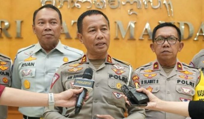 Kakorlantas Polri, Irjen Pol Aan Suhanan saat memberikan keterangan pers. (Foto: PMJ News)
