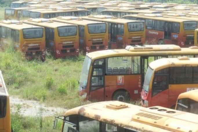 Bus Bekas TRansJakarta. (Foto: PMJ/Bus TransJakarta).