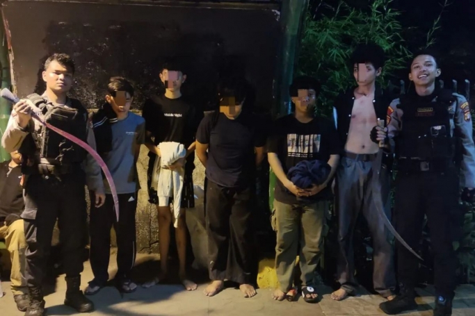 Remaja hendak tawuran di Jaksel diamankan. (Foto: PMJ/Polres Jaksel).