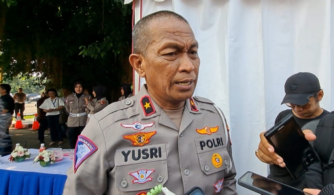 Dirregident Korlantas Polri, Brigjen Pol Yusri Yunus saat beri keterangan. (Foto: PMJ News/Fajar)