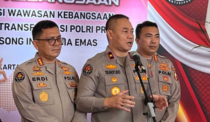 Karo Penmas Divisi Humas Polri, Brigjen Pol Trunoyudo Wisnu Andiko saat memberikan keterangan pers. (Foto: PMJ News)