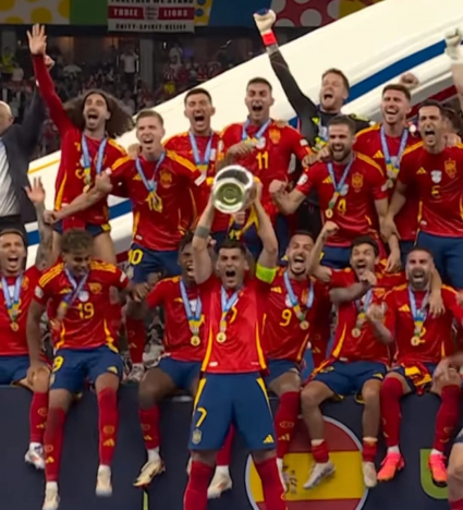 Timnas Spanyol juara Euro 2024. (Foto: PMJ/Instagram Euro 2024).