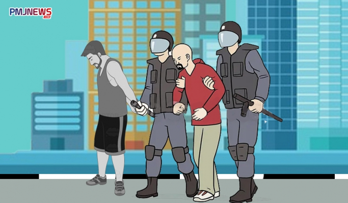 Ilustrasi penangkapan pelaku kejahatan. (Foto: Dok PMJ News)