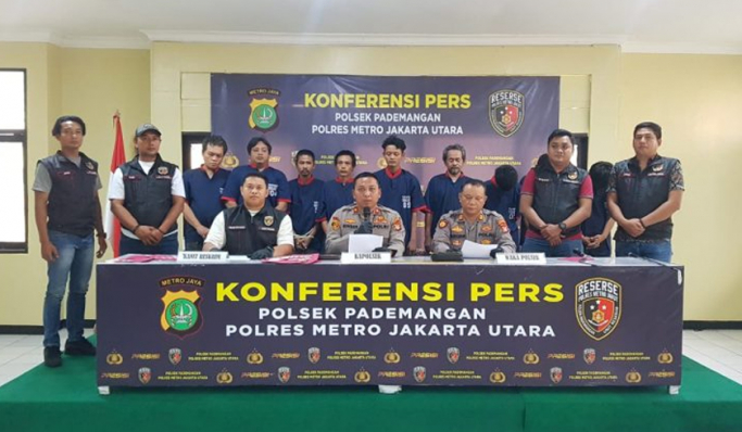 Polsek Pademangan, Jakarta Utara mengungkap sejumlah kasus tindak pidana yang terjadi di wilayah hukumnya. (Foto: PMJ News)