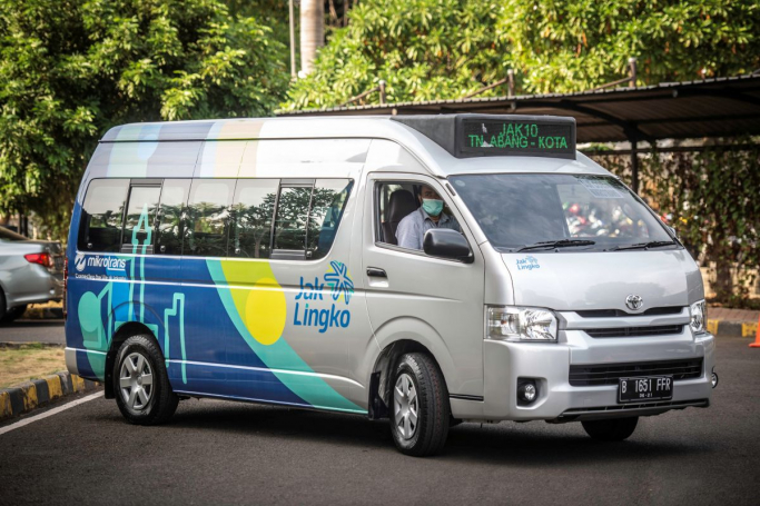 Transportasi Jaklingko di Jakarta. (Foto: PMJ/Dok Dishub DKI).
