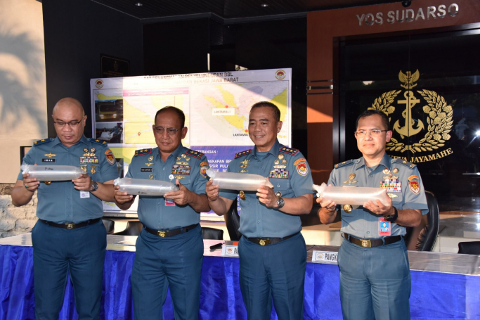 TNI Al gagalkan penyelundupan benih lobster. (Foto: PMJ/Dok Portal Komando).