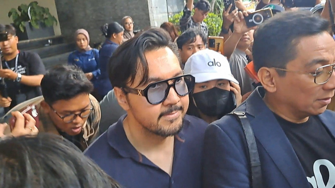 David Bayu di Polda Metro Jaya. (Foto: PMJ News/Istimewa)