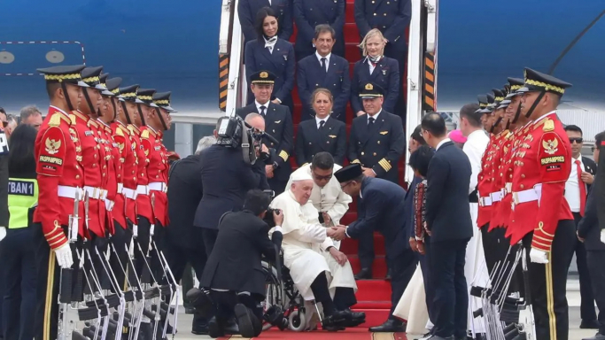 Paus Fransiskus di Indonesia. (Foto: PMJ/Dok Kemenag).