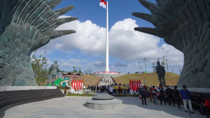 Ibu Kota Nusantara (IKN) di Kalimantan Timur. (Foto; PMJ/Dok PUPR).