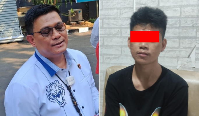 Dirreskrimsus Polda Metro Jaya, Kombes Pol Ade Safri Simanjuntak saat memberikan keterangan pers. (Foto: PMJ News/Fajar)