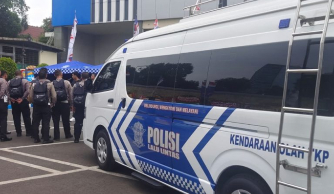 Korlantas Polri membuka pelatihan mobil olah tempat kejadian perkara yang mengedepankan teknologi canggih. (Foto: PMJ News)
