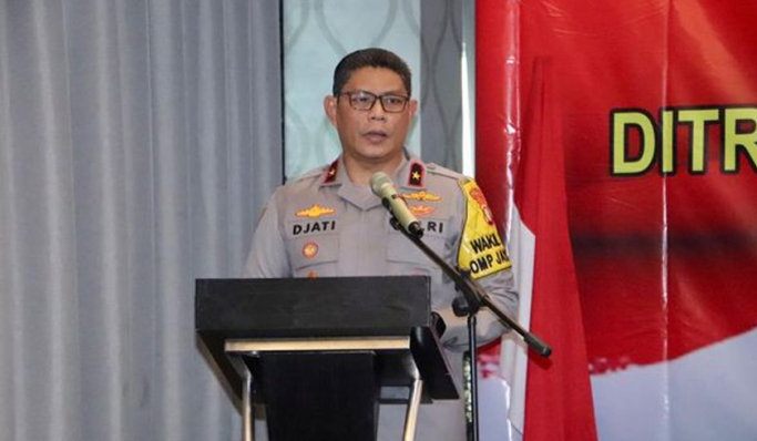 Wakapolda Metro Jaya Brigjen Djati Wiyoto Abadhy memberikan pengarahan dalam Sertifikasi Penyidikan dan Penyidik Pembantu Tahun Anggaran 2024. (Foto: PMJ News/Istimewa)