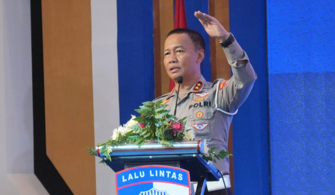 Kakorlantas Polri, Irjen Pol Aan Suhanan saat memberikan arahan. (Foto: PMJ News)