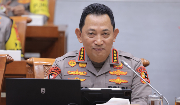 Kapolri Jenderal Listyo Sigit Prabowo saat rapat kerja bersama Komisi III DPR di Kompleks Parlemen, Senayan, Jakarta. (Foto: PMJ News)